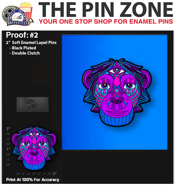 50 “Aven” LAPEL PINS PROOF #2