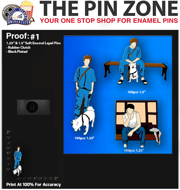 300 “Grace” LAPEL PINS PROOF #1 2/2