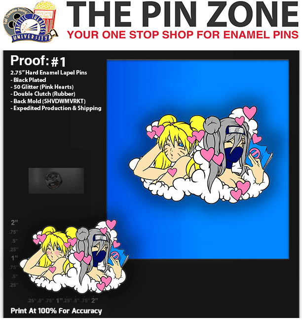 100 “SHVDWMVRKT” LAPEL PINS PROOF #1