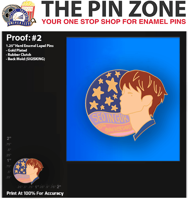 100 “TRANG” LAPEL PINS PROOF #2 2/2