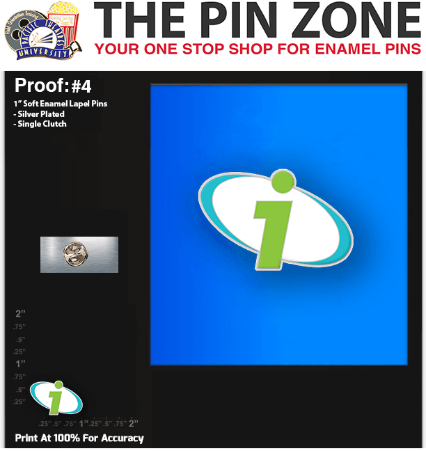 100 “DIGITAL SUMMIT” LAPEL PINS PROOF #4