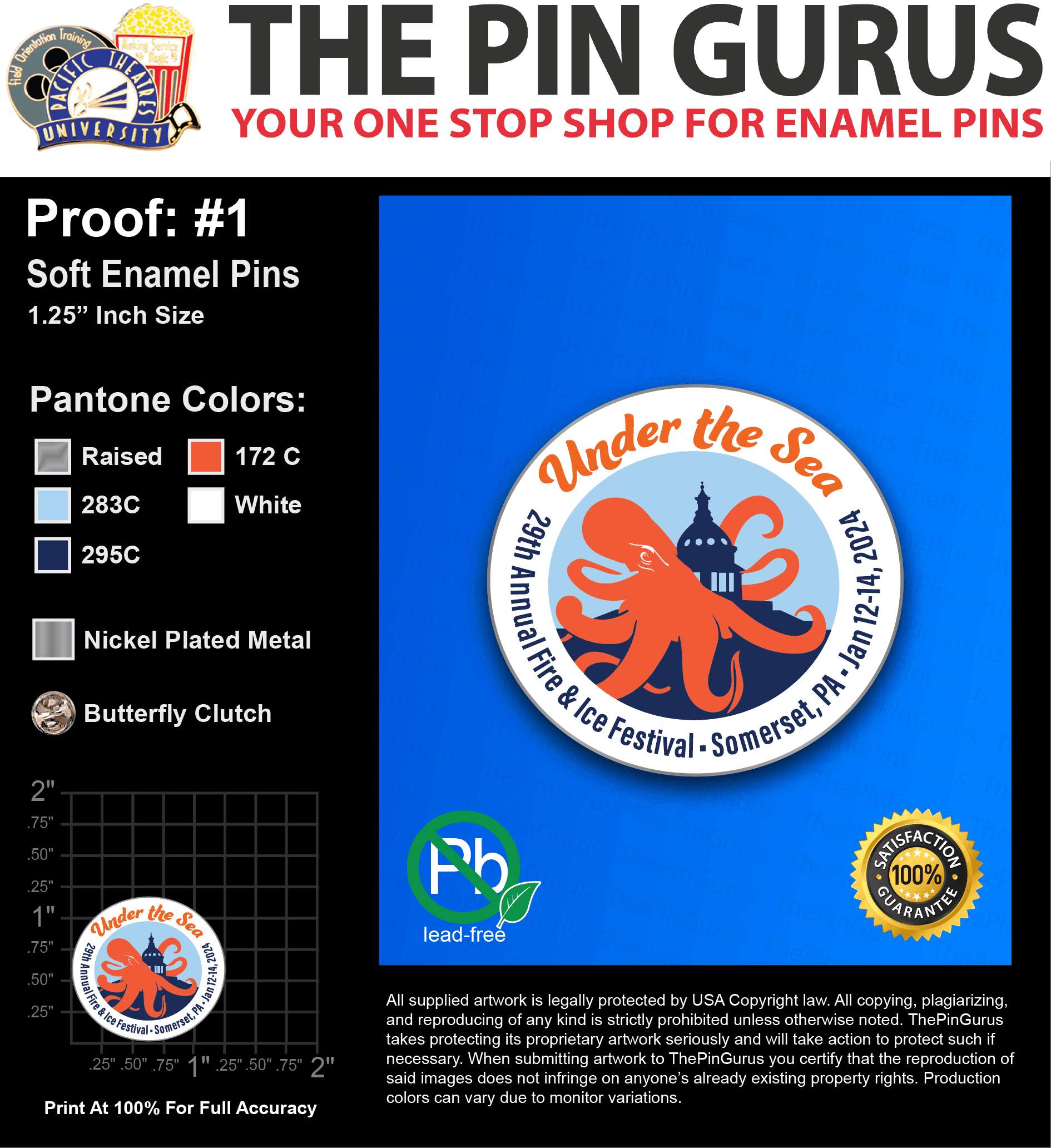 2000 “JON G” LAPEL PINS: PROOF #1