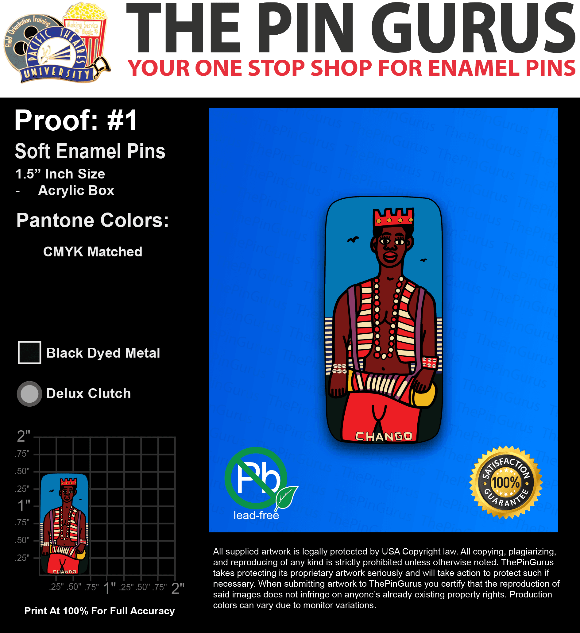 25 “AMBER J” LAPEL PINS: PROOF #1