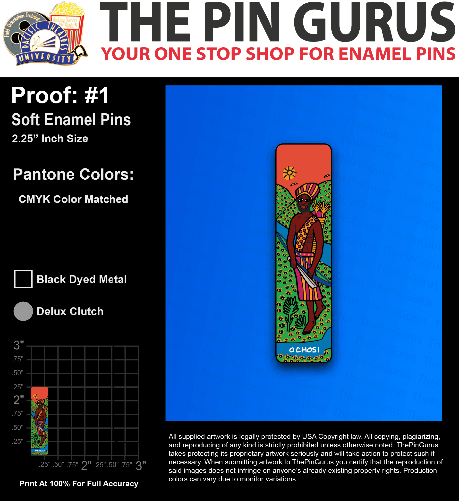 25 “AMBER J” LAPEL PINS: PROOF #1