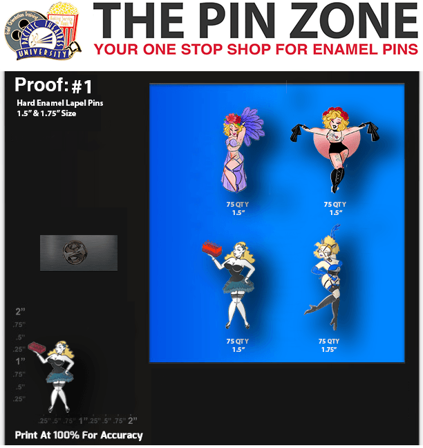 300 “Eve” LAPEL PINS PROOF #1