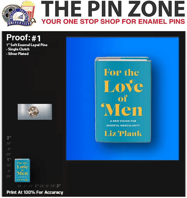 50 “Book” LAPEL PINS PROOF #1