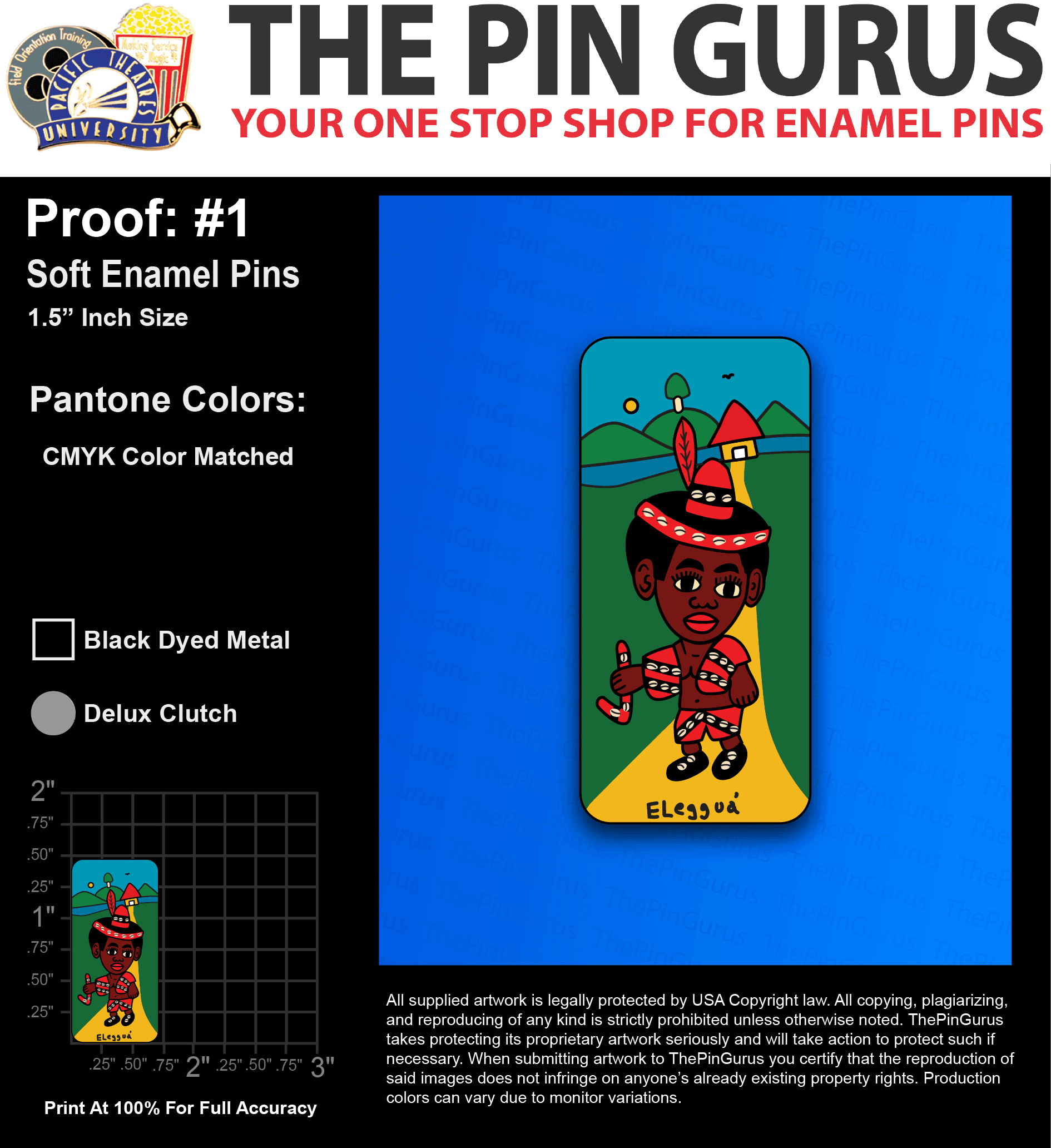 25 “AMBER J” LAPEL PINS: PROOF #1