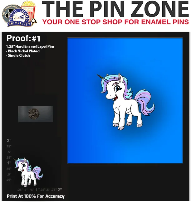 50 “HECTOR” LAPEL: PINS PROOF #4