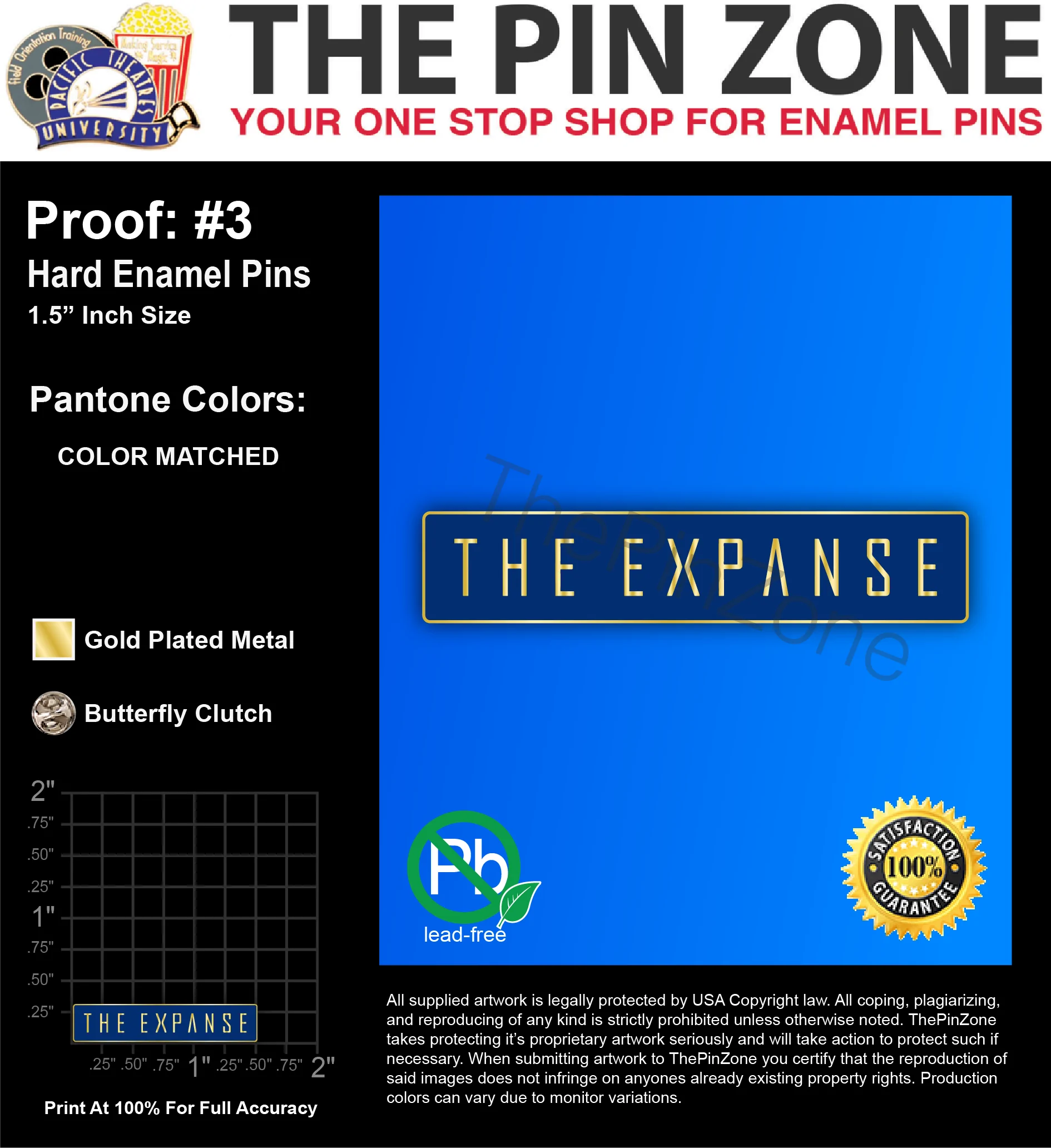 325 “THE EXPANSE” LAPEL PINS: PROOF #3