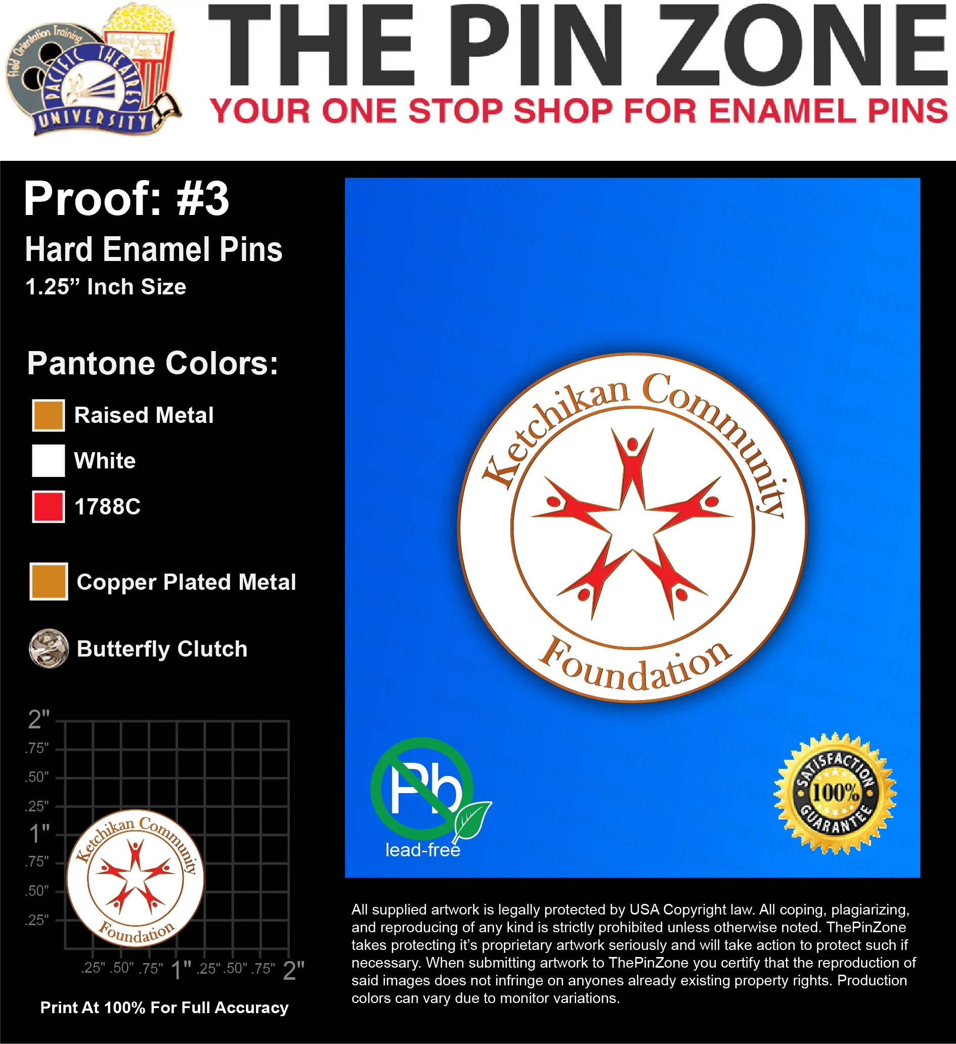 30 “AFFILIATE PEOPLE” LAPEL PINS: PROOF #3