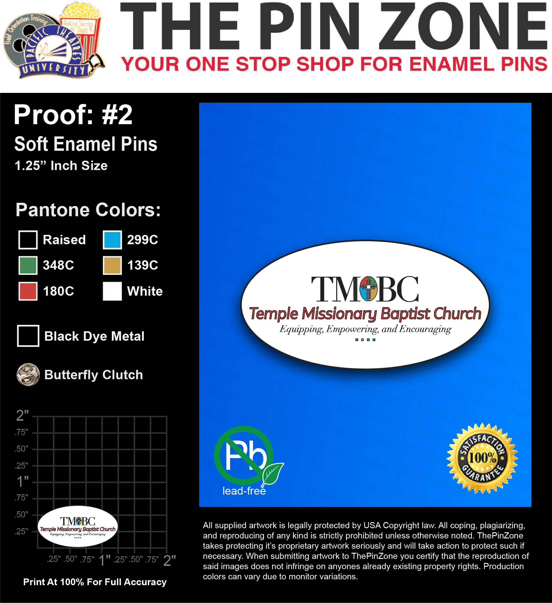 25 āPRINCETTA Jā LAPEL PINS: PROOF #2